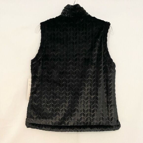 NWT Casual Identity Reversible Faux Fur Vest size SP - Picture 2 of 10